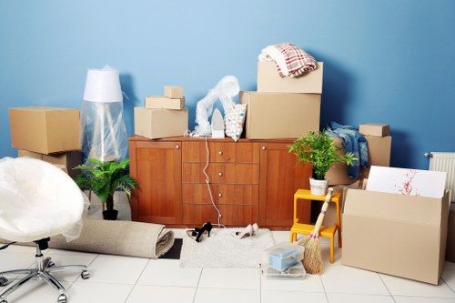 Careful furniture handling during a local house move
